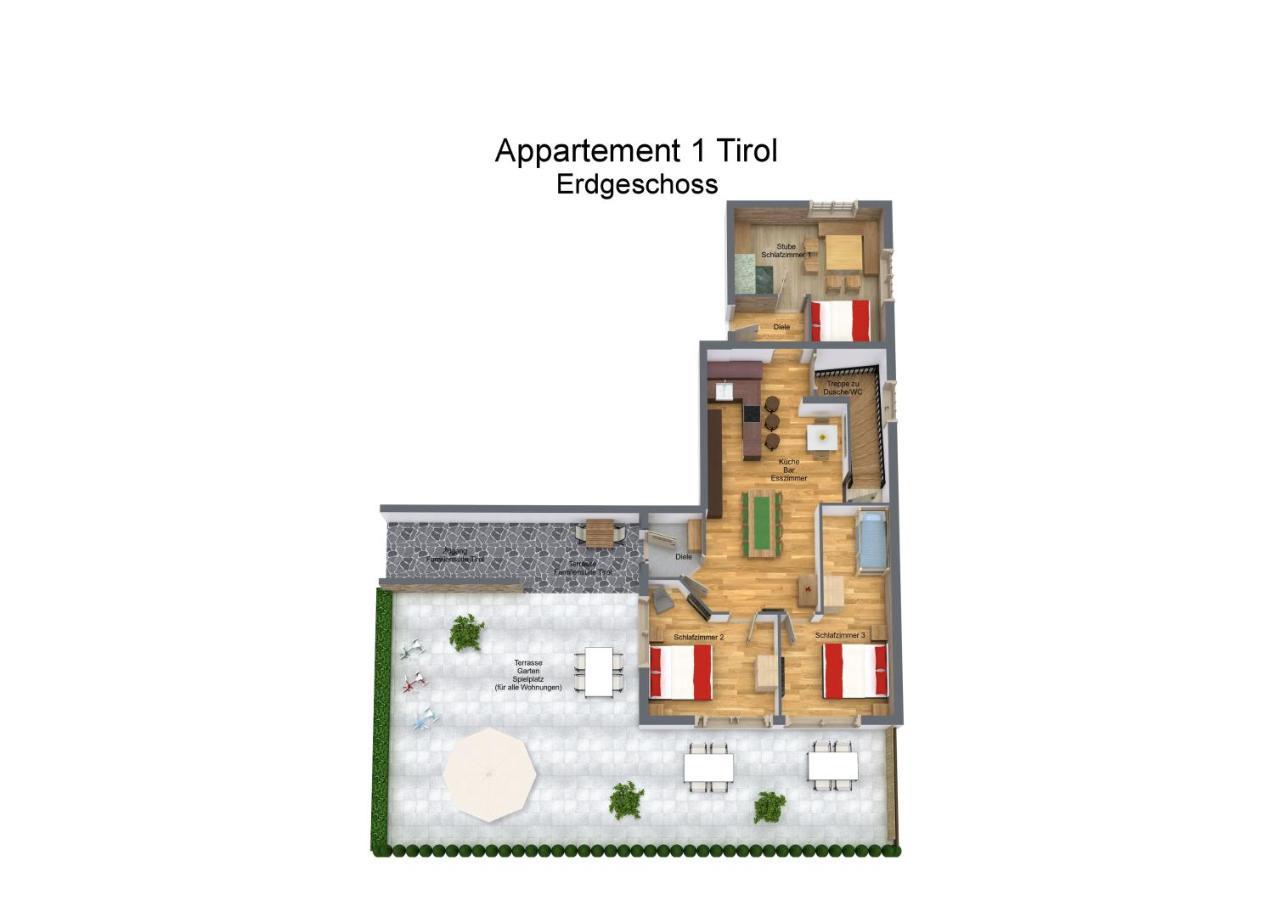 Angerer Alpine Suiten Und Familienappartements Tirol 라이스임알바흐탈 외부 사진